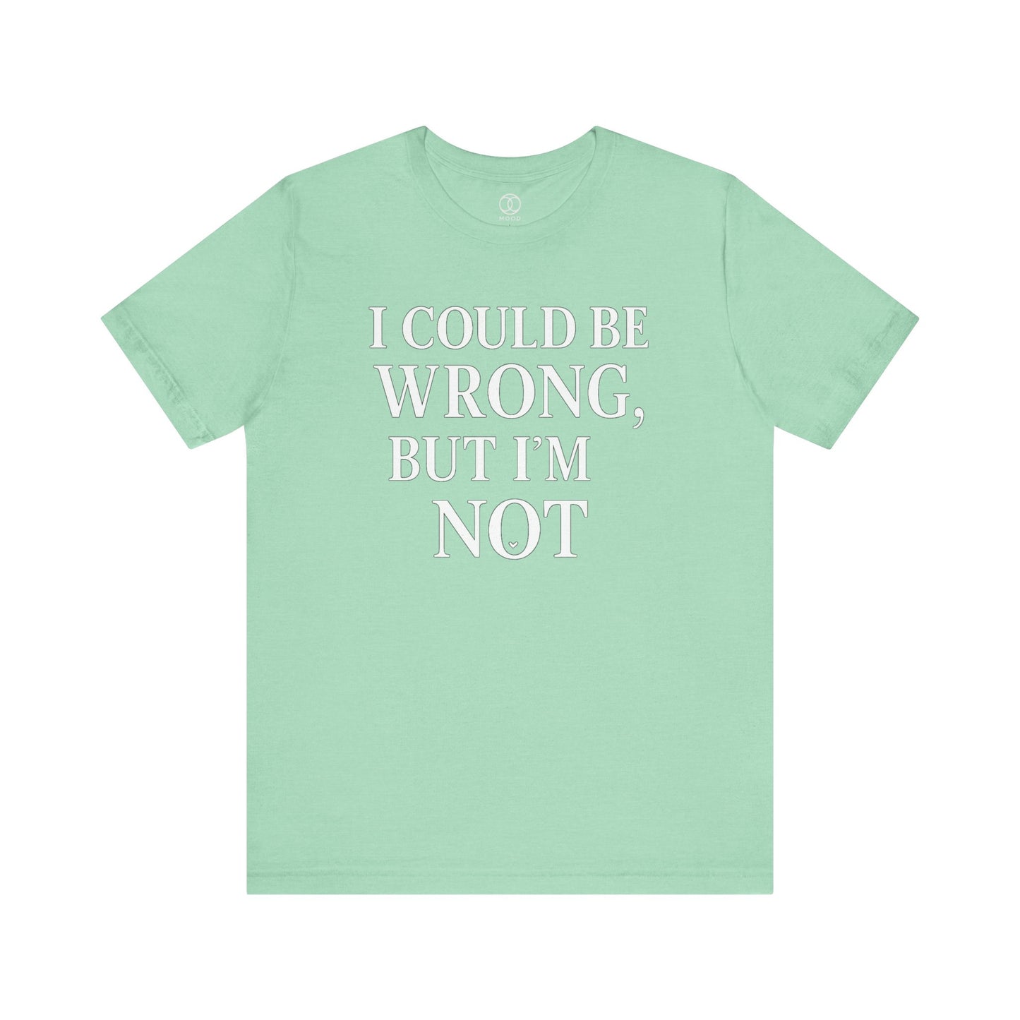 'I Could Be Wrong But I’m Not'