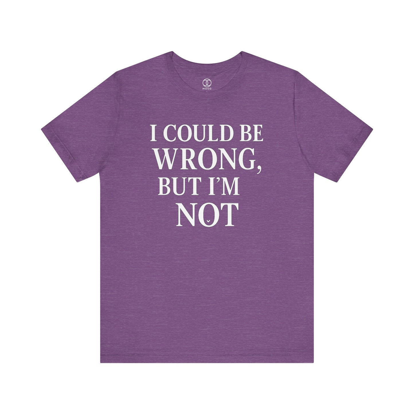 'I Could Be Wrong But I’m Not'