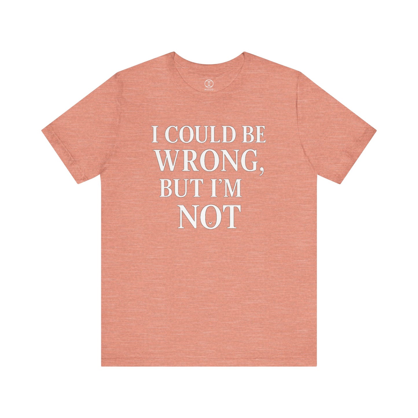 'I Could Be Wrong But I’m Not'